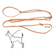 Дарэлл ринговка шнур для собак капроновая бежевая 7 мм с кольцом