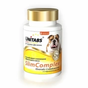 Unitabs SlimComplex витамины для собак для снижения веса+Q10, 100 таб