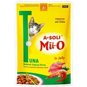 A-soli Mii-O корм для кошек Тунец в креветочном соусе, 80 г