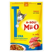 A-soli Mii-O корм для кошек Тунец/лосось желе, 80 г