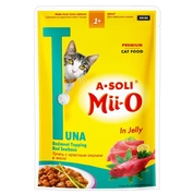 A-soli Mii-O корм для кошек Тунец/окунь желе, 80 г