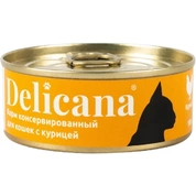 Delicana консервы для кошек Курица, 100 г