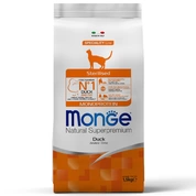 Monge Sterilised Monoprotein корм для стерилизованных кошек Утка