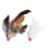 JoyPet игрушка для кошек Имитация птички из натуральных перьев
