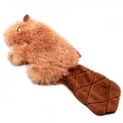 GiGwi игрушка для кошек Бобрёнок с кошачьей мятой искуств.мех, 16 см