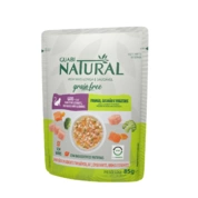 Guabi Natural Cat Grain Free пауч беззерновой д/взрослых кошек Курица/Лосось/овощи, 85г