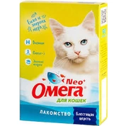 Омега Neo витамины для кошек с биотином и таурином, 90 таб