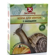 Jack&King Корм для улиток с овощами, 60 г