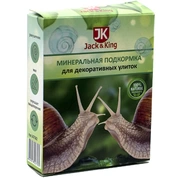 Jack&King Минеральная подкормка для декоративных улиток, 100 г