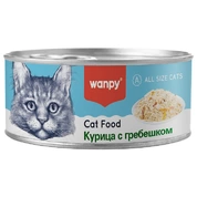 Wanpy Cat Консервы для кошек Курица с гребешком, 95 г