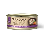 Grandorf консервы для кошек Куриная грудка с лососем, 70 г