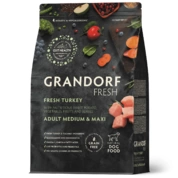 Grandorf Fresh Dog сухой корм для собак средних и крупных пород с мясом Индейки и бататом