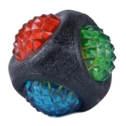 Nunbell Игрушка для собак Мяч-Светофор повышенной прочности d=7см