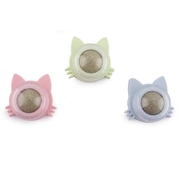 Wogy игрушка для кошек Кошечка, с вращающимся мятным шариком, на липкой ленте