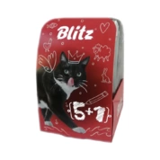 Blitz Набор Classic 5+1 корм для кошек Курица/индейка, Курица/потрошки, Курица/брусника в желе, 85 г