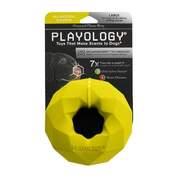 Playology жевательное кольцо-многогранник для собак средних и крупных пород с ароматом курицы, желто