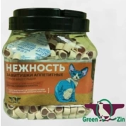 Green QZin лакомство для кошек Нежность утка/тунец