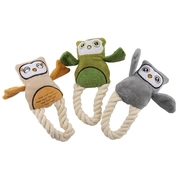 Wogy Игрушка для собак Сова с пищалкой, 19х8х4см,