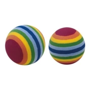 Чистый котик игрушка для кошек мяч полосатый -1шт (60)