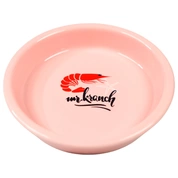 Mr.Kranch миска керамическая для кошек Креветочка, розовая, 200 мл