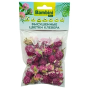 Bambini Pets высушенные цветы клевера для грызунов и кроликов, 10 г
