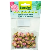 Bambini Pets высушенные цветы розы для грызунов и кроликов, 10 г