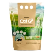 Cat Go TOFU Наполнитель для кошачьего туалета Комкующийся Тофу Зеленый чай 6л (2,5кг)