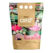 Cat Go TOFU Наполнитель для кошачьего туалета Комкующийся Тофу Лотос 6л (2,5кг)