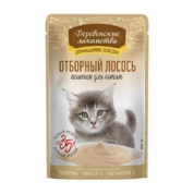 Деревенские лакомства корм для котят Лосось паштет, 70 г
