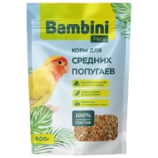 Bambini Pets корм для средних попугаев, 800 г