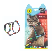 MPets Шлейка для кошек с поводком URBAN STYLE 20-30 см, 30-42 см, 1*120 см