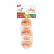 Mpets HOP игрушка для собак теннисный мяч оранжевый 5 см  упаковка из 3 шт