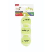 Mpets HOP игрушка для собак теннисный мяч жёлтый 5 см  упаковка из 3 шт