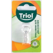 Triol медальон-адресник Серебро, 35 мм