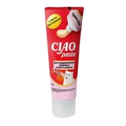 Inaba Ciao Paste паста из куриного филе для кошек (для здоровья кожи и шерсти), 80 г