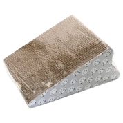 Кот Лукас Когтеточка картонная Горка №1 с шариком и мятой 26х23х15 см