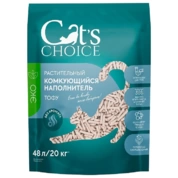 Cat's choice растительный комкующийся наполнитель тофу 