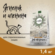 Craftia Harmona Сухой корм для стерилизованных кошек из ягненка и оленины