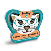 ZooRing консервы для стерилизованных кошек Индейка, 100 г