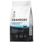 Grandorf Dermatosis корм для кошек для поддержания функций кожи при дерматозах и чрезмерном выпадении шерсти Лосось/Океанич.рыба