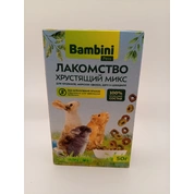 Bambini Pets Лакомство Bambini Pets Хрустящий микс для кроликов, морскиз свинок и шиншилл, 50 г