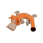 Wogy Игрушка для собак Бычок с подвижными канатами, 24*23 см, уши шуршат
