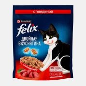 Felix Двойная Вкуснятина корм для кошек с говядиной