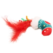 GiGwi игрушка для кошек Праздничный сапожок, 90/150мм НОВЫЙ ГОД