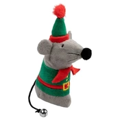 GiGwi игрушка для кошек Серая мышка, 15 см НОВЫЙ ГОД