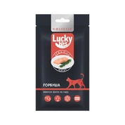 Lucky bits Лакомство для кошек нежное филе горбуши, приготовленное на пару, 25 г
