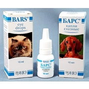 АВЗ Барс капли глазные для собак и кошек, 10 мл