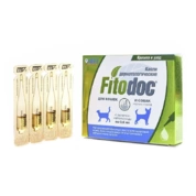 АВЗ FitoDoc капли дерматологические для собак и кошек до 10кг, 4 пип