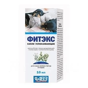 АВЗ Фитэкс капли успокаивающие для собак и кошек, 10 мл
