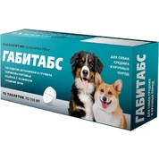 Apicenna Габитабс 200мг для собак средних и крупных пород, 10т